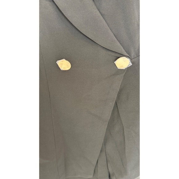 Lavish Alice Womens Black Off Shoulder Blazer Romper Size US 8 NWT -BLK - Picture 10 of 13